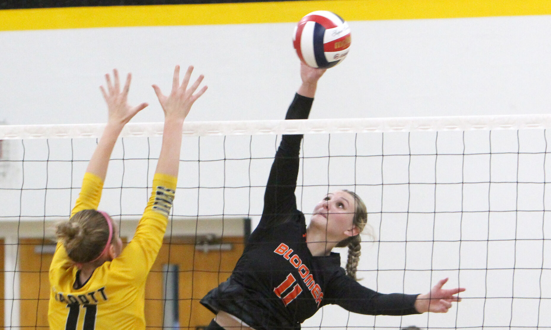 Bloomer at Cadott volleyball 9-13-22